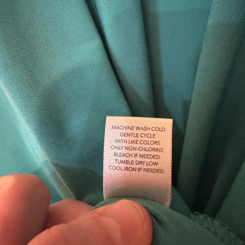 NWT Teal T-shirt Dress - Picture 6 of 16